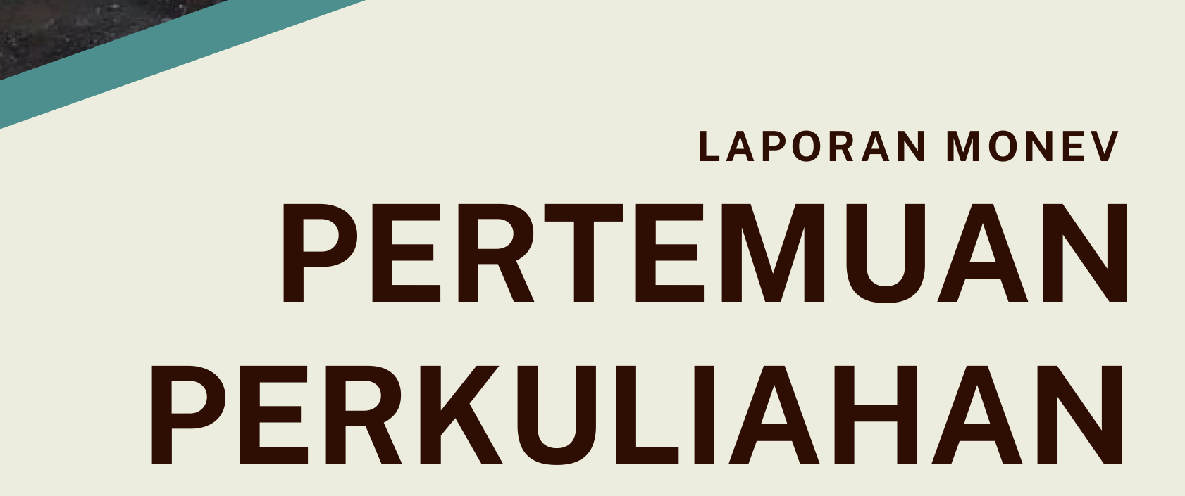 Monev Pertemuan Perkuliahan